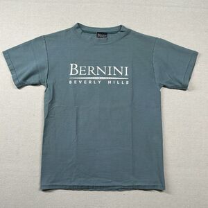 Vintage Bernini Shirt Mens M Beverly Hills California Fashion Designer Store 90s